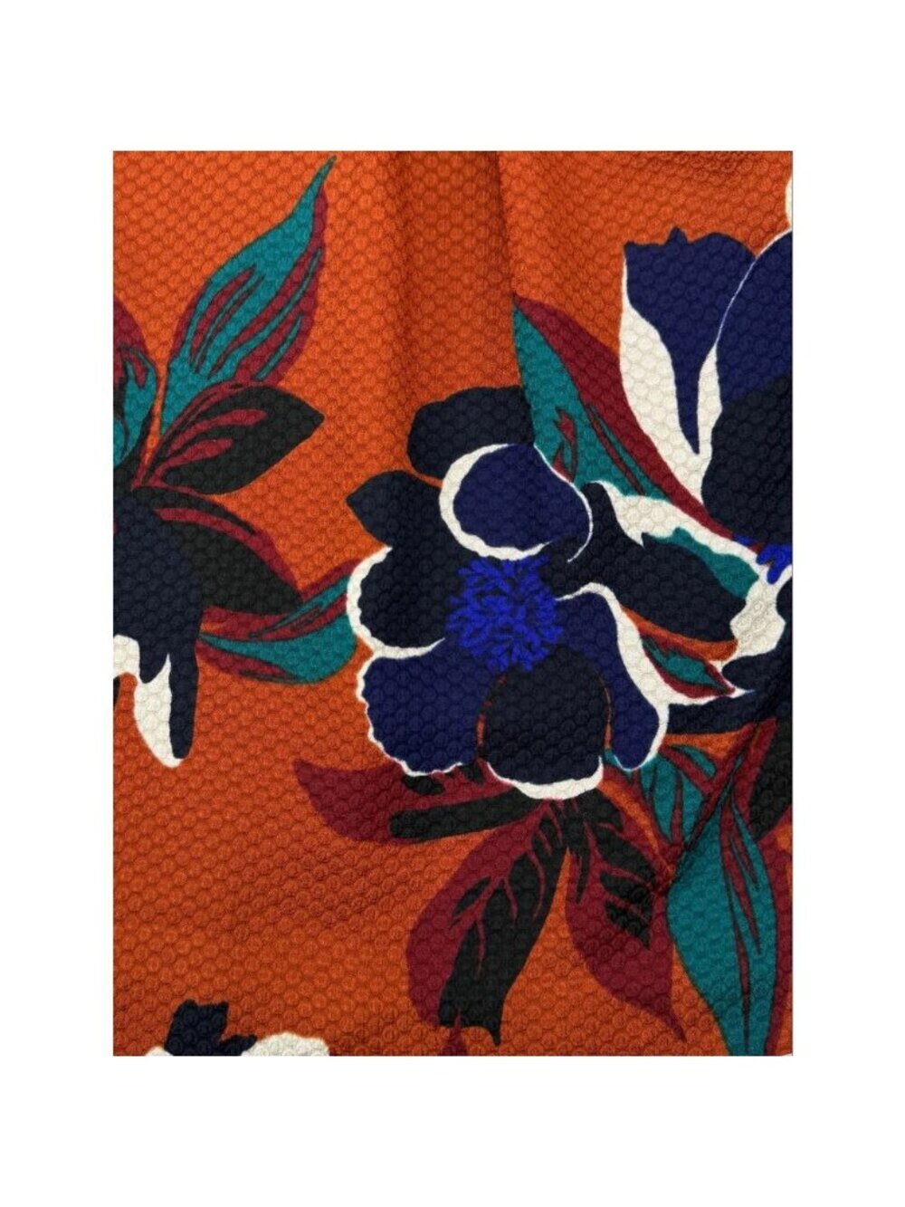 Anthropologie Maeve Maira Rust Orange Floral Skirt - Picture 5 of 5